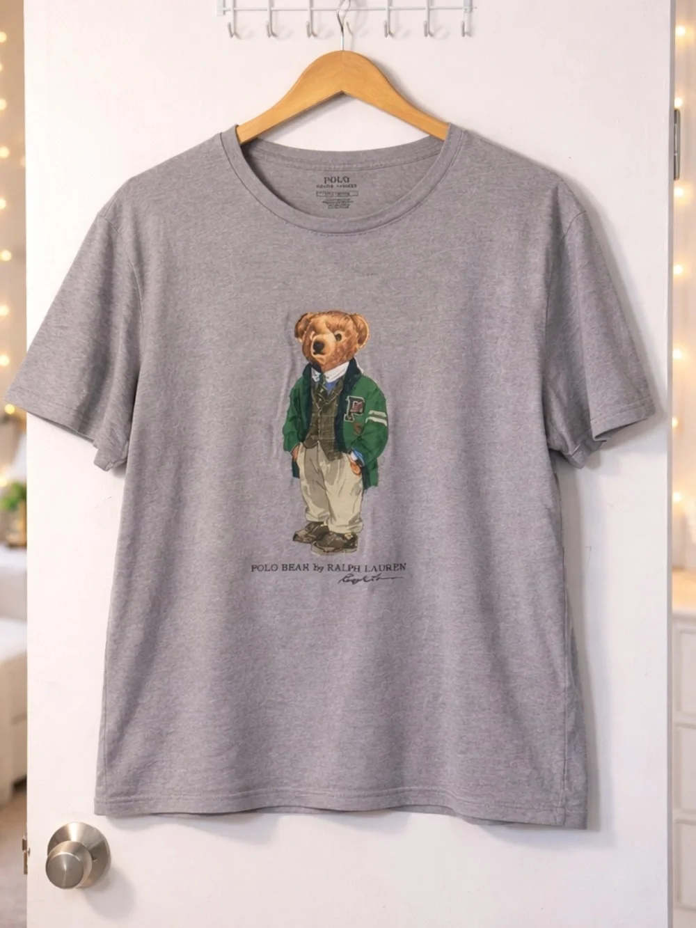 ✨ Ralph Lauren Classic Fit Polo Bear Jersey T-Shirt Size L - Picture 1 of 10